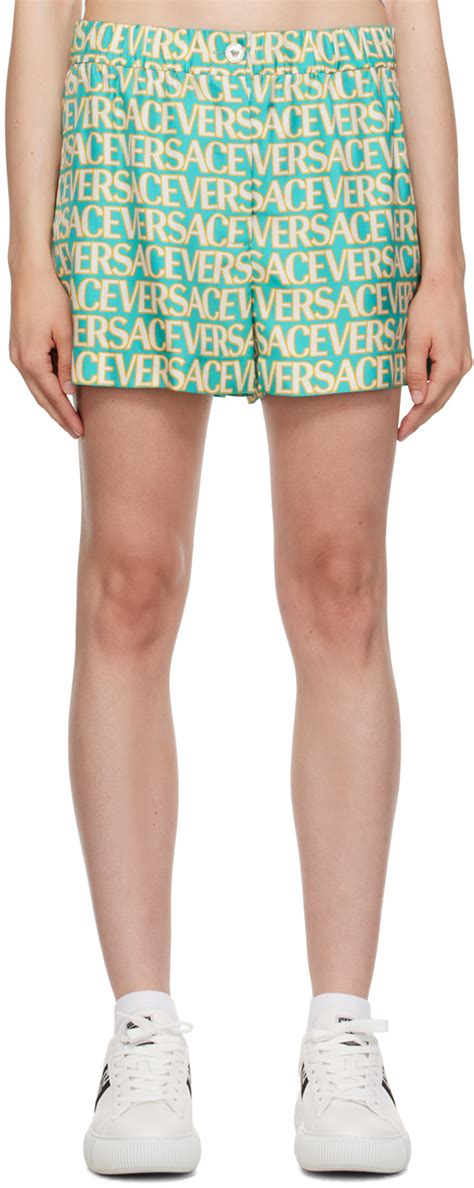 versace woman shorts|net a porter Versace shorts.